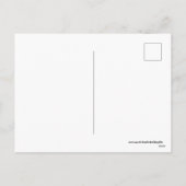 carte postale de vacances enfant bonhomme de neige (Dos)