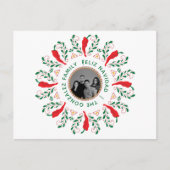 Carte postale de vacances Feliz Navidad avec photo (Devant)