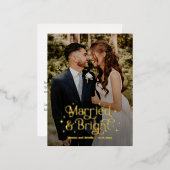 Carte postale de vacances FOIL VRAI Marié et Lumin (Recto/Verso)