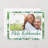 Carte postale de vacances Mele Kalikimaka (Devant / Derrière)