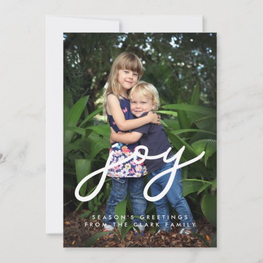 Carte postale de vacances Minimalist Joy (Devant)