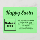 Carte postale de vacances Pâques vert (Devant)