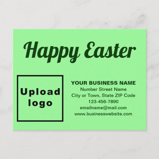 Carte postale de vacances Pâques vert (Devant)