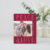 Carte postale de vacances photo couleur modifiable (Debout devant)