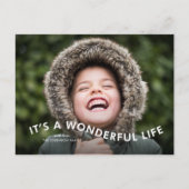 Carte postale de vacances photo de vie moderne (Devant)