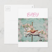 Carte postale de vacances pour bébé (Devant / Derrière)