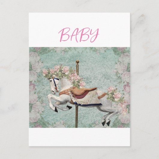 Carte postale de vacances pour bébé (Devant)