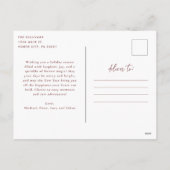 Carte postale de vacances Red This is Joy (Dos)