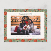 Carte postale de vacances Sage Poinsettia (Devant)