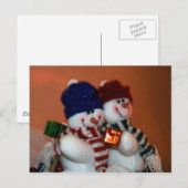 Carte postale de vacances Snowpeople (Devant / Derrière)