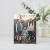 Carte postale de vacances vraiment bénie (Debout devant)