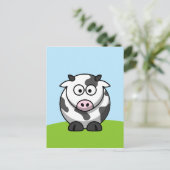 Carte postale de vache mignonne (Debout devant)