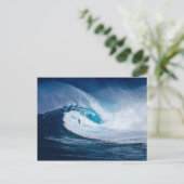 Carte postale de vague de surf (Debout devant)