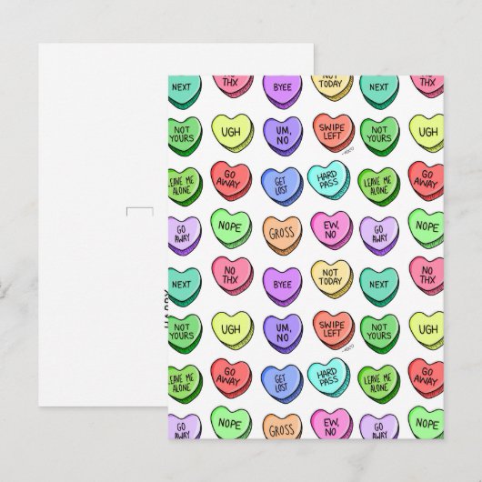 Carte postale de Valentine (Devant / Derrière)