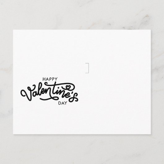 Carte postale de Valentine (Dos)