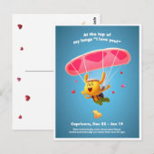 Carte postale de Valentine pour Capricorn (Devant / Derrière)