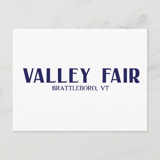 Carte postale de Valley Fair (Devant)