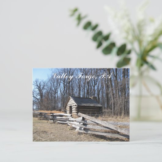 Carte postale de Valley Forge, PA (Debout devant)