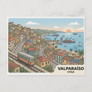 Carte postale de Valparaíso