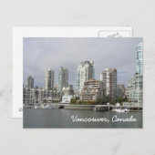 Carte postale de Vancouver, Canada (Devant / Derrière)