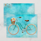 Carte postale de vélo (Devant / Derrière)