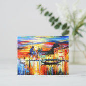 Carte postale de Venise colorée (Debout devant)