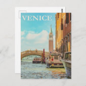 Carte postale de Venise vintage (Devant / Derrière)