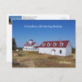 Carte postale de Vermilion Life Saving Station (Devant / Derrière)