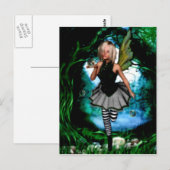 Carte postale de verre masquée (Devant / Derrière)