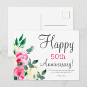 Carte postale de verset biblique pour l'anniversai (Devant / Derrière)