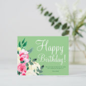 Carte postale de verset de la Bible pour un annive (Debout devant)