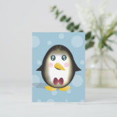 Carte postale de verticale de pingouin de Chillin (Debout devant)