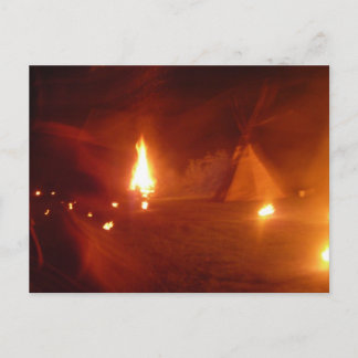 Carte postale de vie nocturne