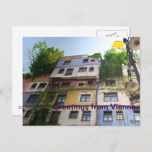 Carte postale de Vienne (Devant / Derrière)