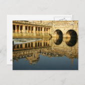 Carte postale de ville historique de Bath (Devant / Derrière)