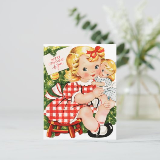 Carte postale de Vintage (Debout devant)