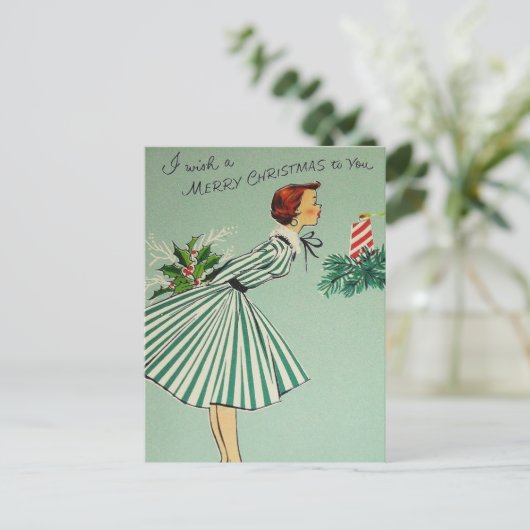 Carte postale de Vintage (Debout devant)