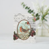 Carte postale de Vintage Holiday-Winter (Debout devant)