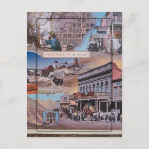 Carte postale de Virginia City Nevada