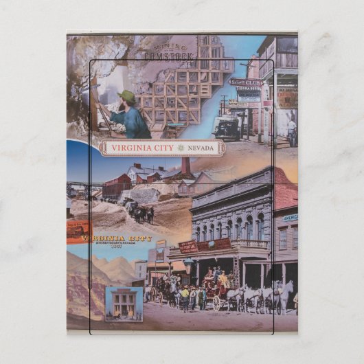 Carte postale de Virginia City Nevada (Devant)