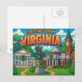 Carte postale de VIRGINIE (Devant / Derrière)