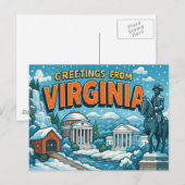 Carte postale de VIRGINIE (Devant / Derrière)