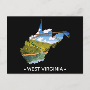 Carte postale de Virginie-Occidentale