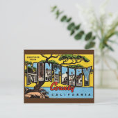 Carte postale de vœux ancienne de Monterey Califor (Debout devant)