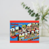 Carte postale de voeux Black Hills (Debout devant)