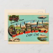 Carte postale de voeux Chatham Massachusetts (Devant / Derrière)