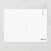 Carte postale de voeux de chien beagle (Dos)