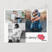 Carte postale de voeux de fête des pères (Dos)