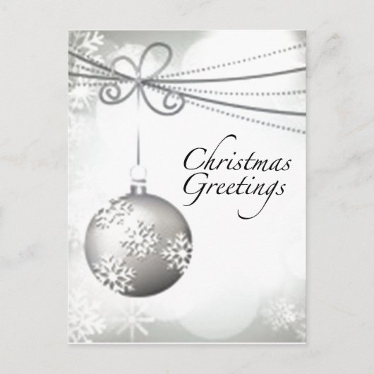 Carte postale de voeux de Noël (Devant)