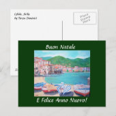 Carte postale de voeux de Noël (Devant / Derrière)